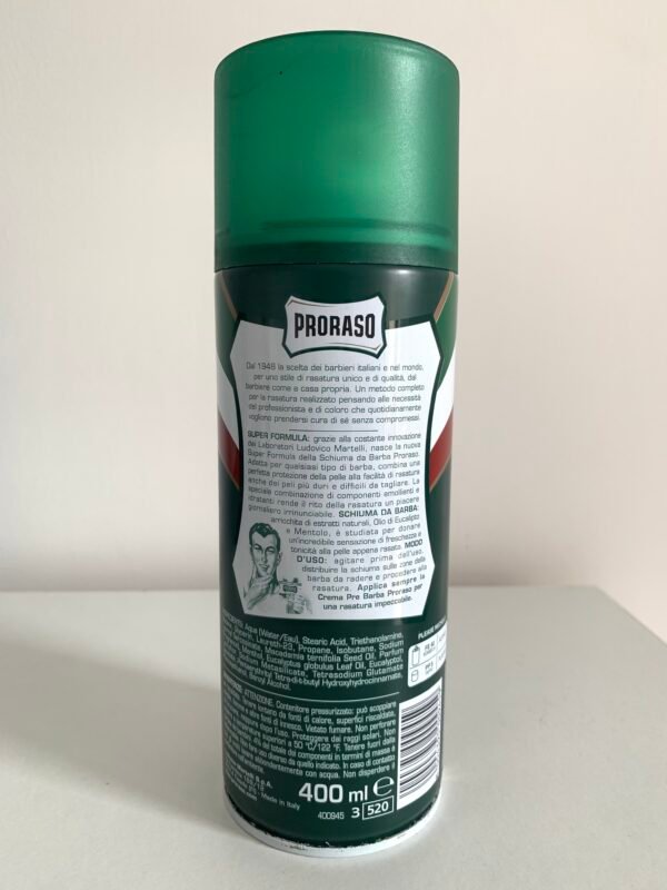 IMG_1645 Espuma de afeitar Proraso verde refrescante 400 ml