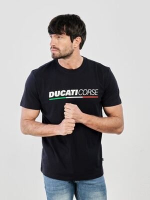 Camiseta azul Ducati Corse para hombre