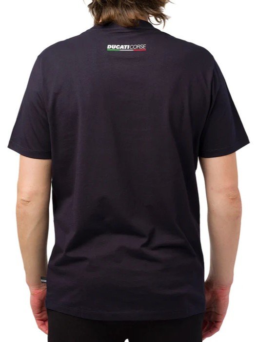 camiseta_azul_hombre_ducati_corse_5 Camiseta azul Ducati Corse para hombre