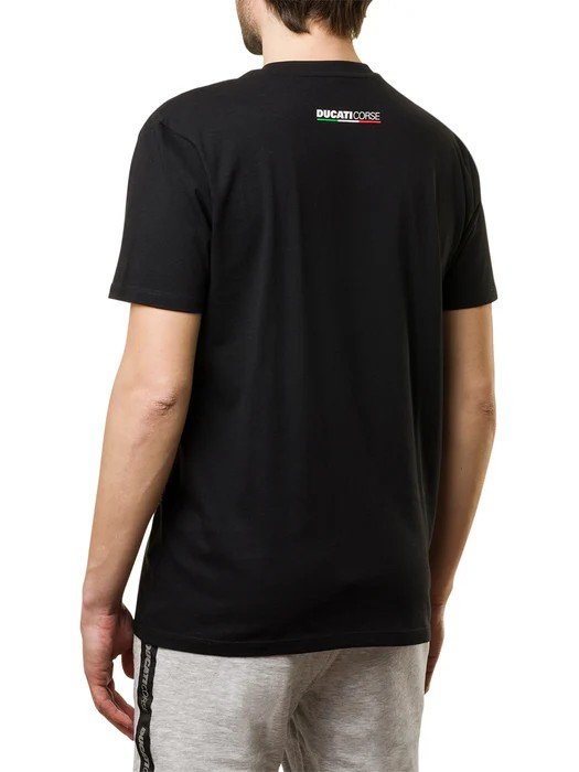 camiseta_negra_hombre_ducati_corse_2 Camiseta negra Ducati Corse para hombre