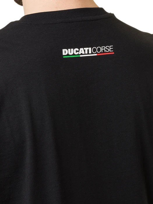 camiseta_negra_hombre_ducati_corse_4 Camiseta negra Ducati Corse para hombre