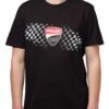 Camiseta negra Ducati Corse con estampado para hombre