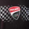 Camiseta negra Ducati Corse con estampado para hombre