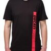 Camiseta negra Ducati Corse con línea roja para hombre