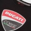 camiseta_negra_nino_ducati_corse_escudo_3 Camiseta negra Ducati Corse con escudo para niño