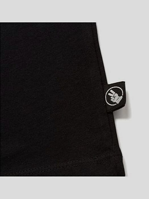 Camiseta negra Ducati Corse con motocicleta blanca para niño