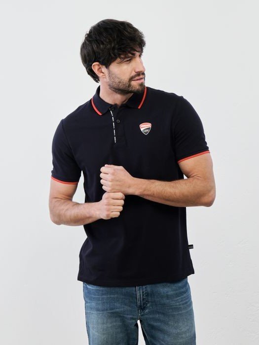 camiseta_polo_ducati_azul_hombre_3 Camiseta Polo azul Ducati para hombre