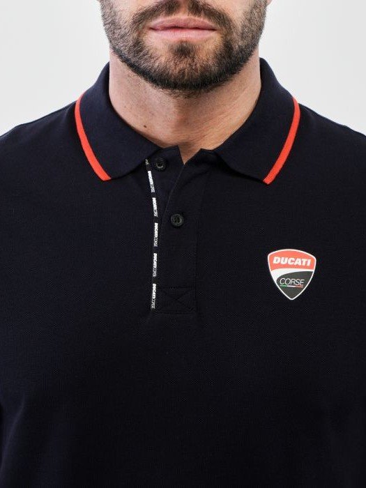camiseta_polo_ducati_azul_hombre_4 Camiseta Polo azul Ducati para hombre