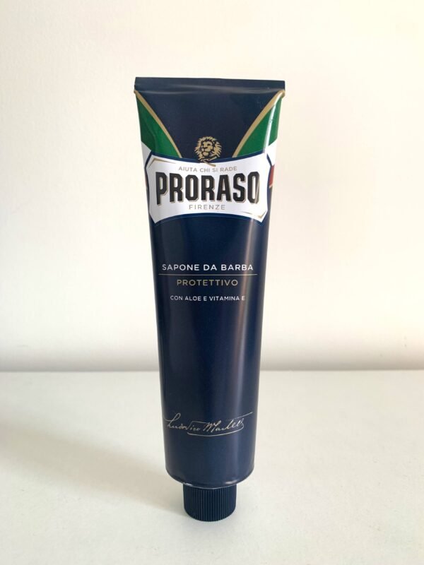 Crema de afeitar en tubo Proraso azul protectivo 150 ml