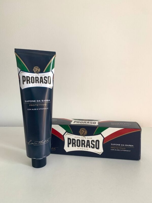 Crema de afeitar en tubo Proraso azul protectivo 150 ml