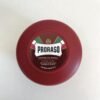 Crema de afeitar en tazón Proraso rojo barbas duras 150 ml