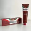 Crema de afeitar en tubo Proraso rojo barbas duras 150 ml