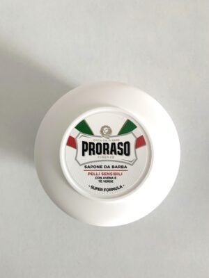 Crema de afeitar en tazón Proraso blanca pieles sensibles 150 ml