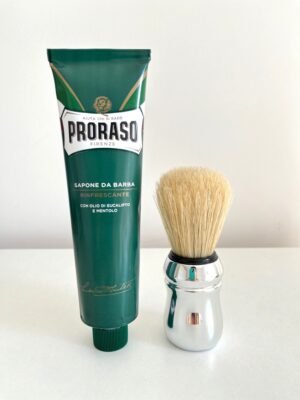 kit_brocha_crema_de_afeitar_verde_proraso_2 Kit de afeitado Proraso crema de afeitar verde en tubo + brocha