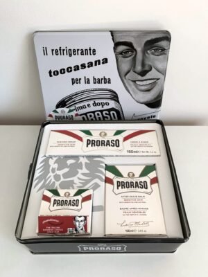 Kit para afeitar Proraso vintage pieles sensibles