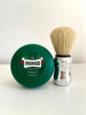 kit_brocha_crema_de_afeitar_tazon_verde_proraso_1 Kit de afeitado Proraso crema de afeitar verde en tazón + brocha