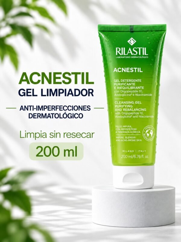 Rilastil Acnestil Gel Limpiador Facial Piel Mixta - Grasa 200 ml