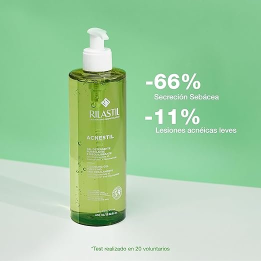 Gel_Limpiador_Acnestil_Rilastil_400_ml_2 Acnestil Gel Limpiador Facial Piel Mixta - Grasa Rilastil 400 ml