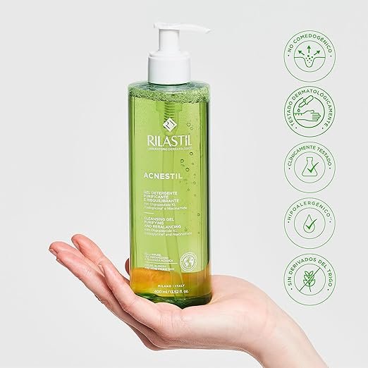 Gel_Limpiador_Acnestil_Rilastil_400_ml_3 Acnestil Gel Limpiador Facial Piel Mixta - Grasa Rilastil 400 ml