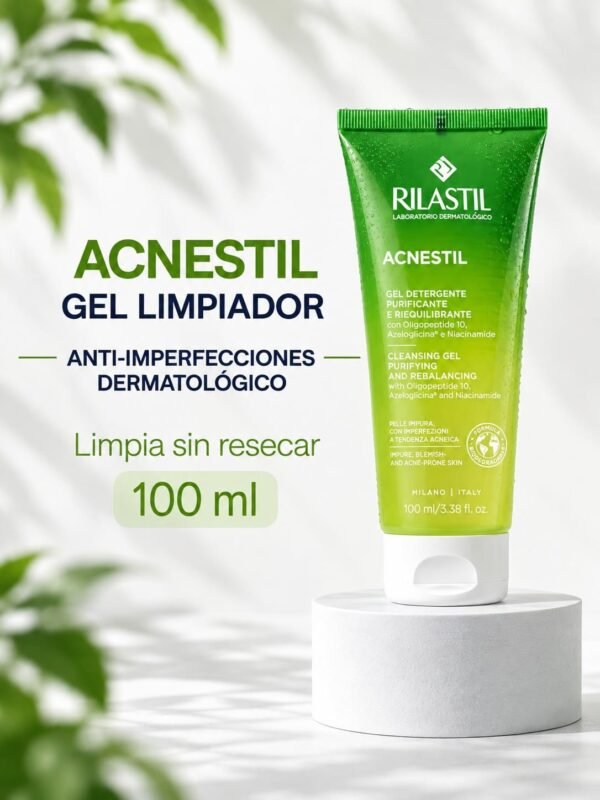 Rilastil Acnestil Gel Limpiador Facial Piel Mixta - Grasa 100 ml